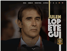 Tablet Screenshot of julenlopetegui.com